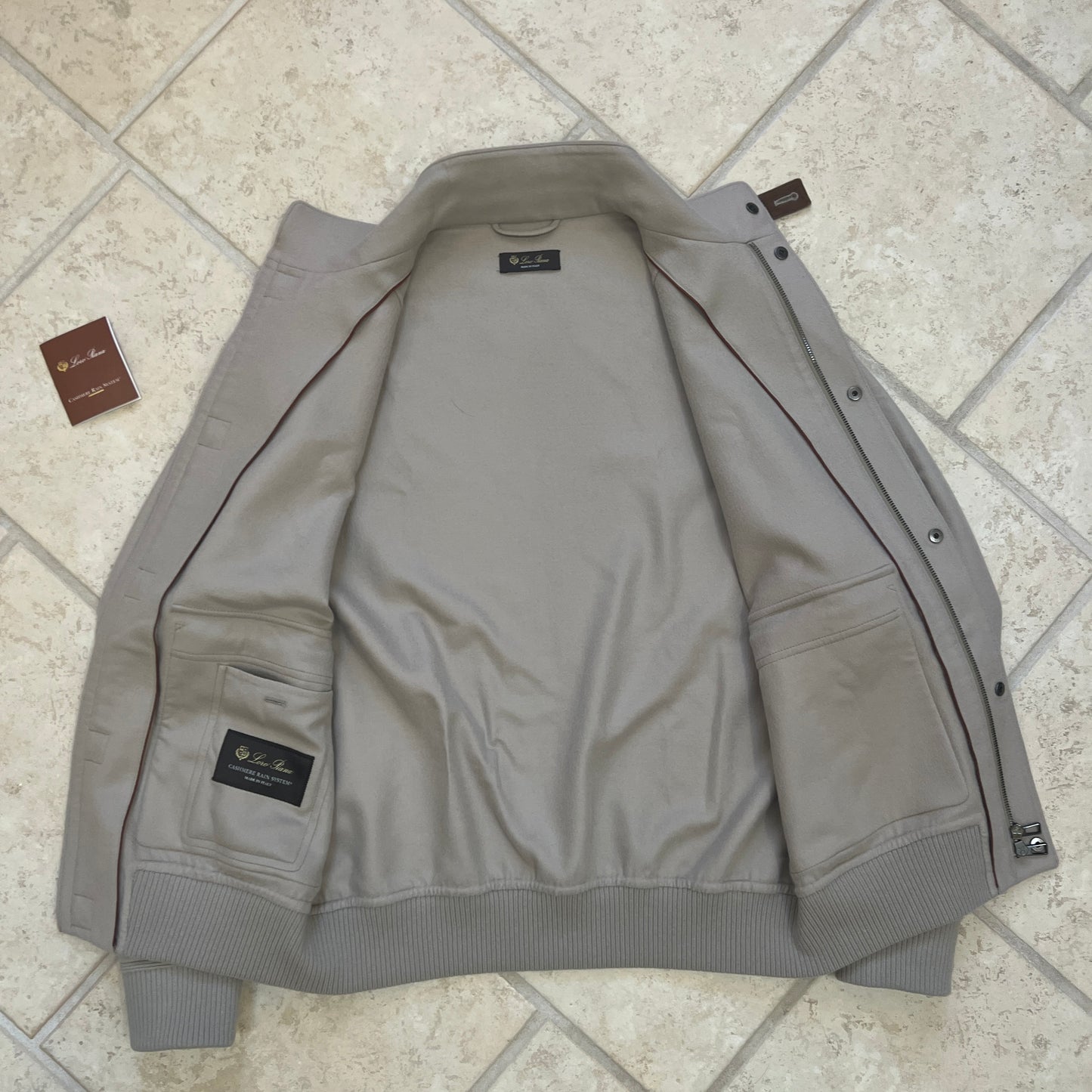Loro Piana Cashmere "Glendale" Bomber