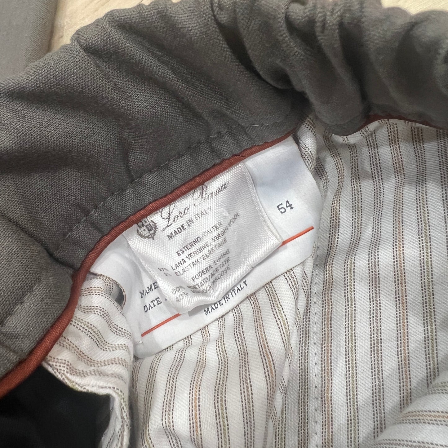 Loro Piana Wool Elasticated Trousers