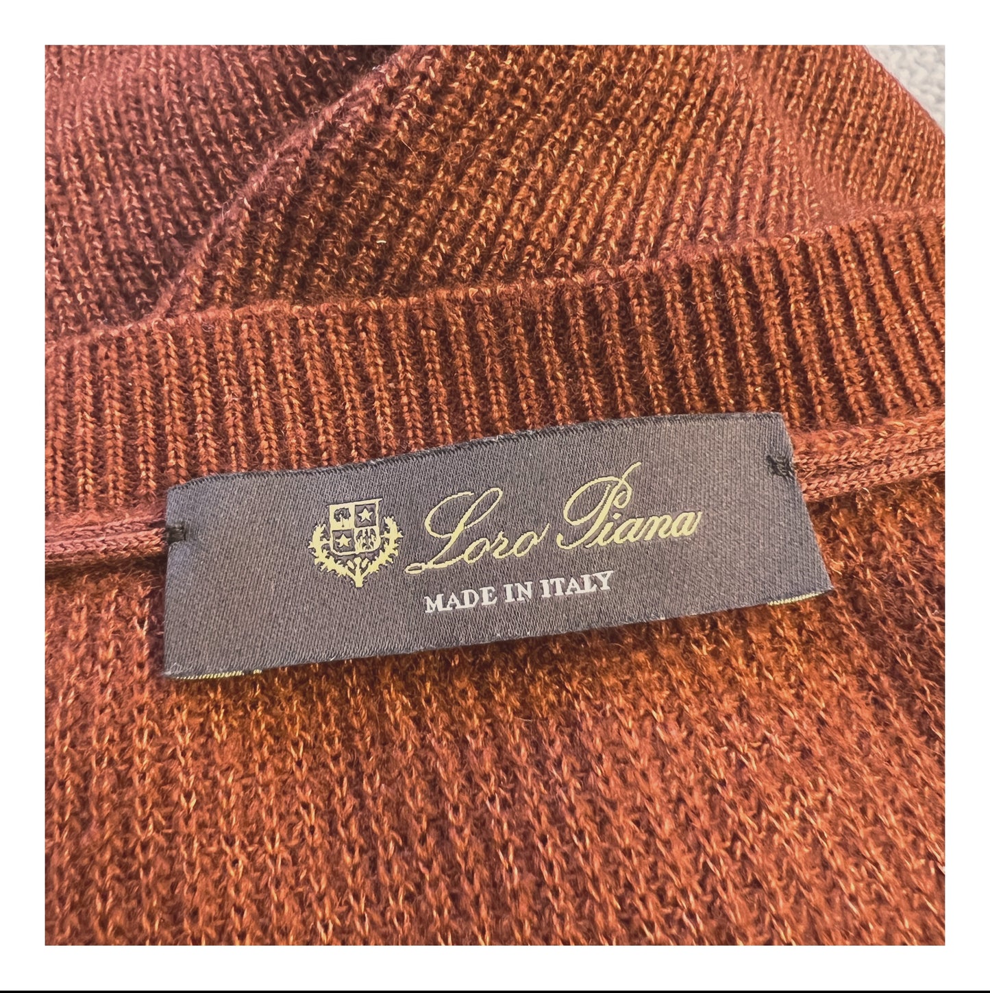 Loro Piana Ribbed Cashmere Crewneck Sweater