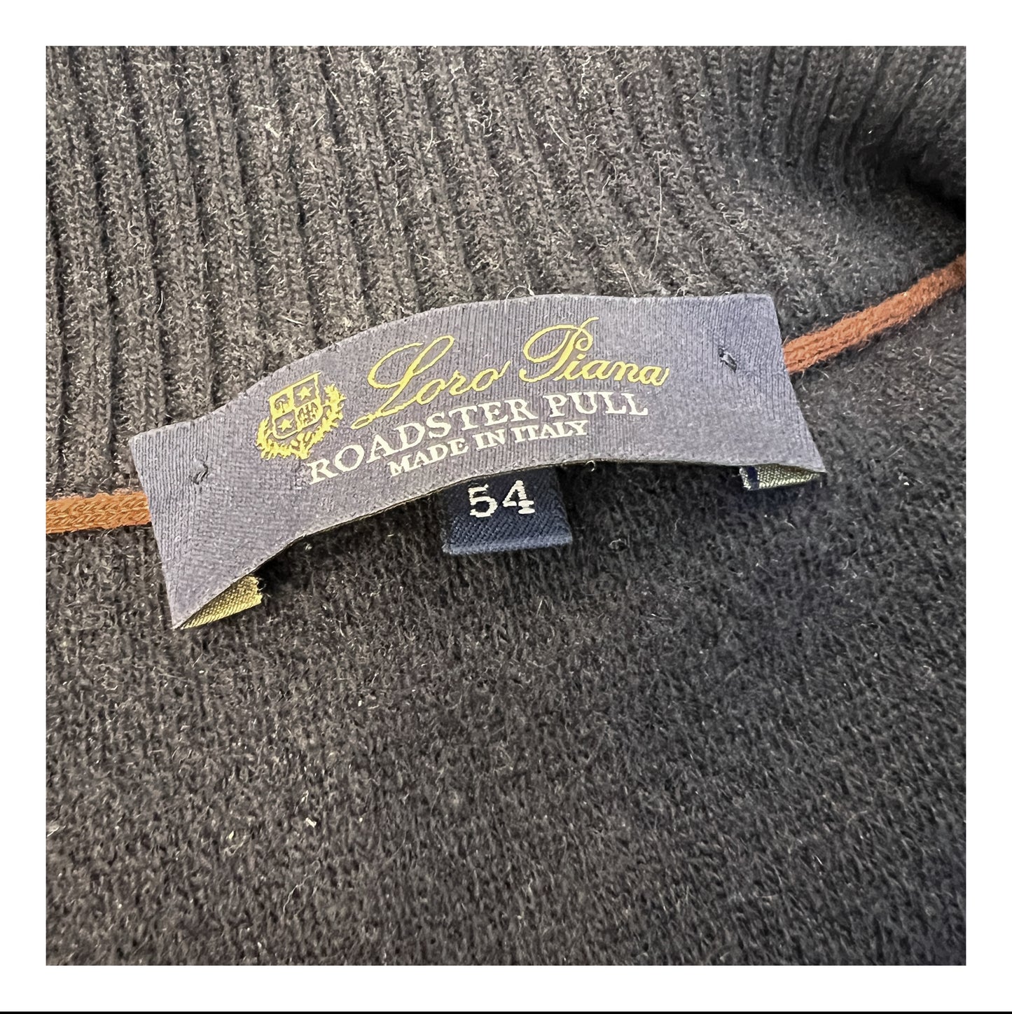 Loro Piana Roadster Pull Cashmere 1/4 Zip Sweater