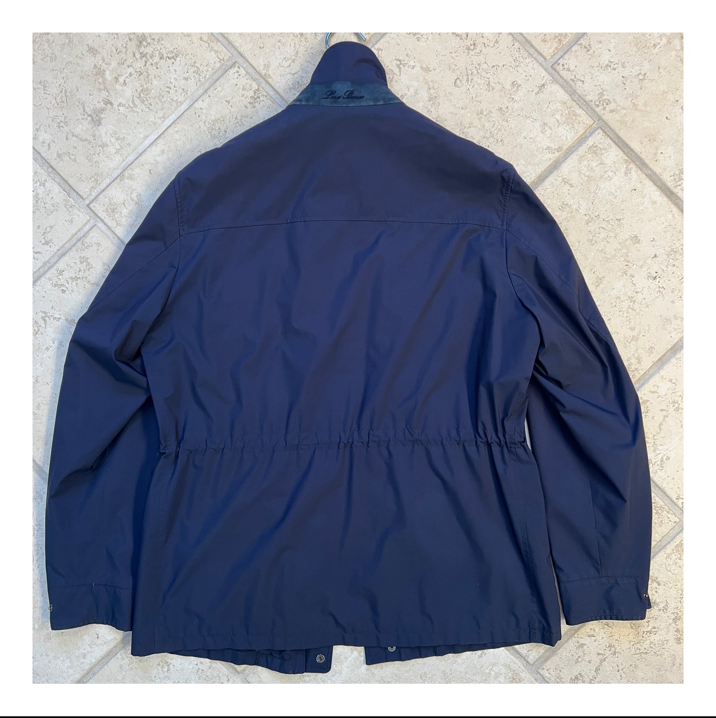 Loro Piana Storm System Navy Travel Coat