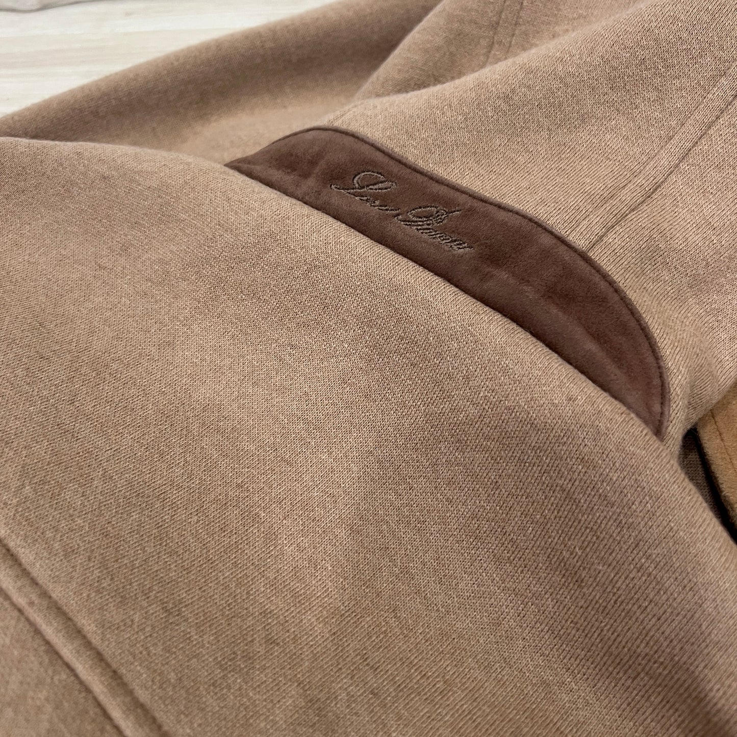 Loro Piana Camel Jersey Hooded Jacket