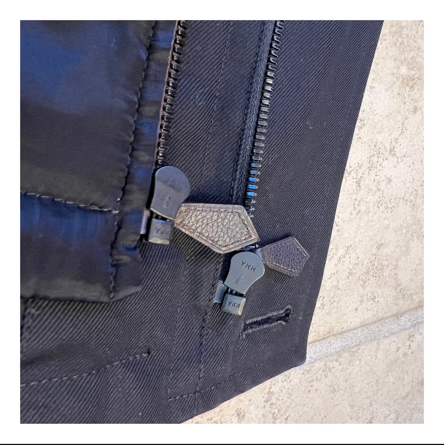 Hermes Heavy Cotton Calfskin 2-in-1 Coat