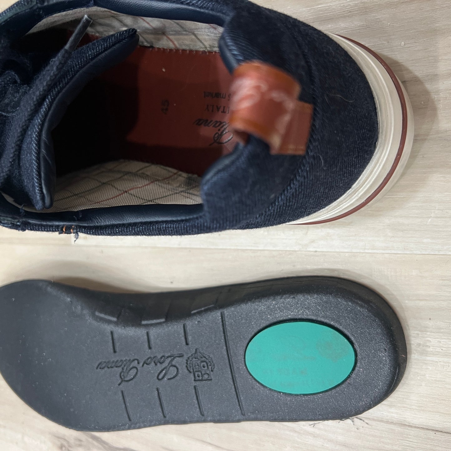 Loro Piana Newport Walk Denim Sneakers