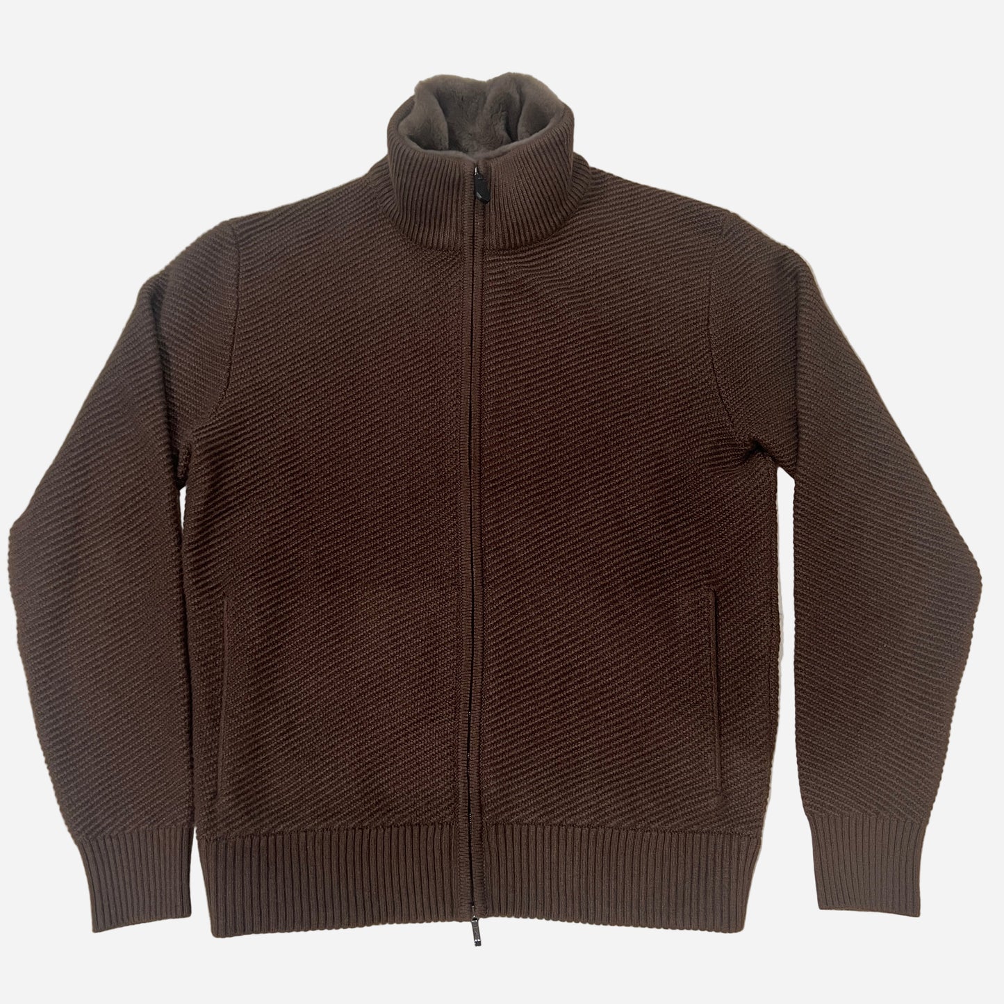 Loro Piana Castorino Fur Trim Alpe Cashmere Jacket