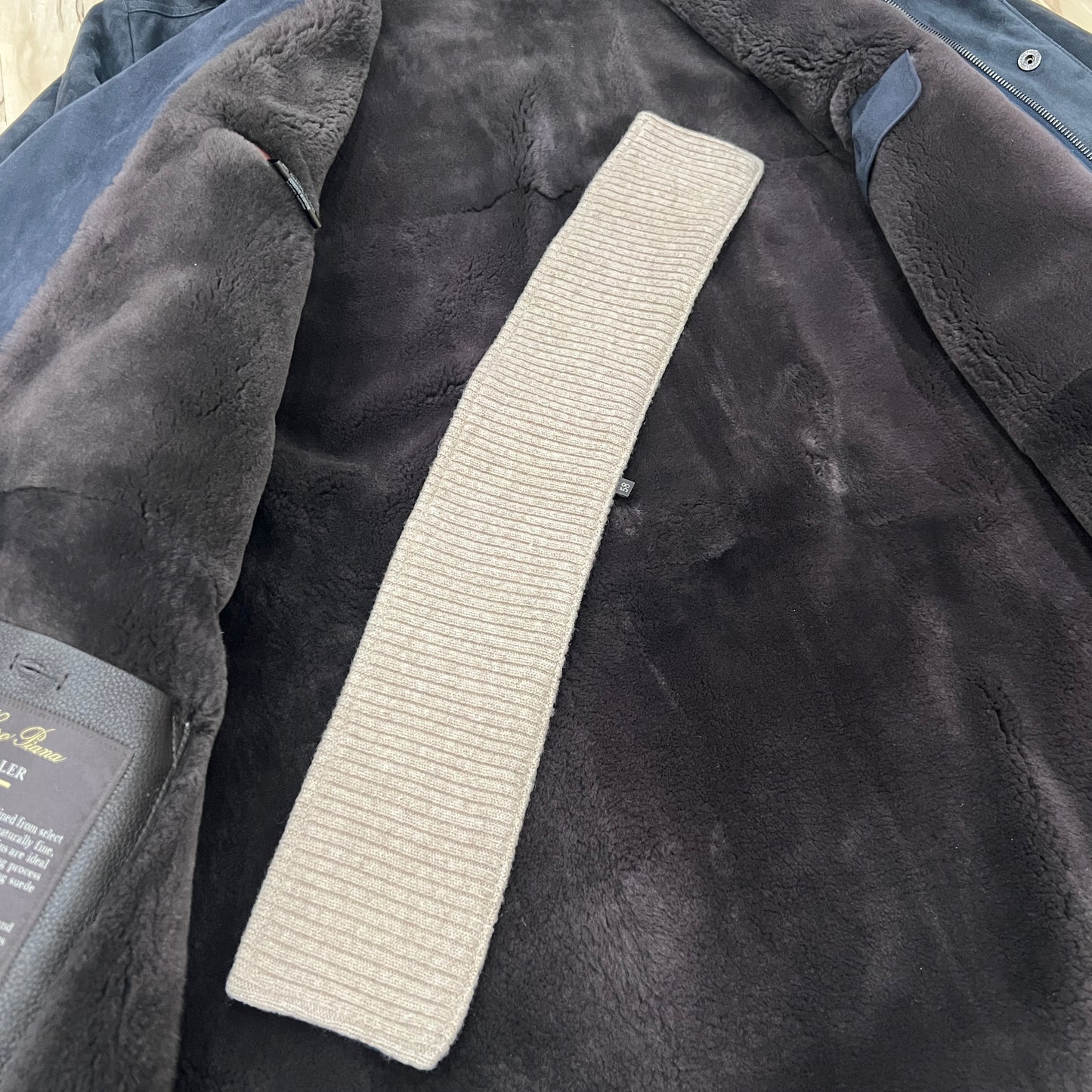 Loro Piana Suede Castorino Fur Traveller (52)