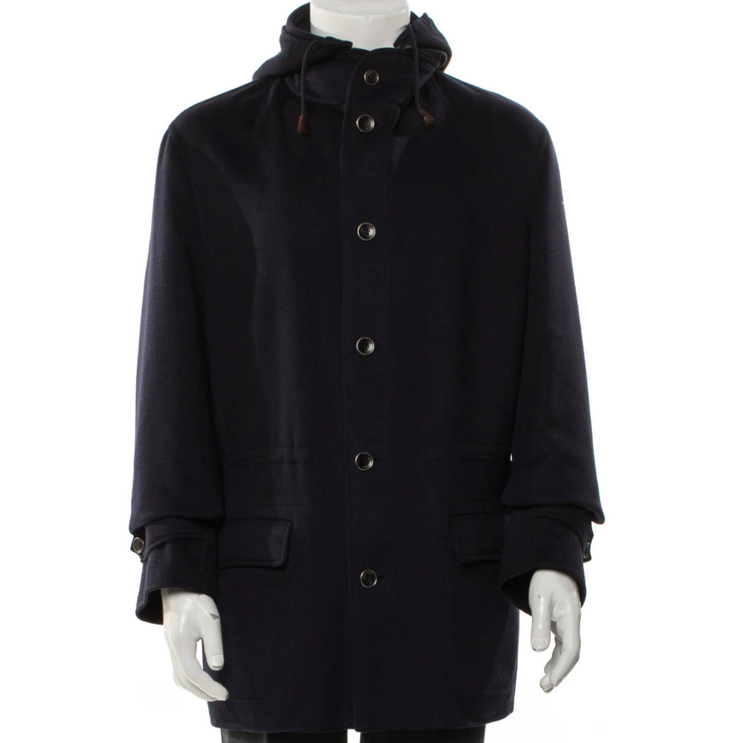 Loro Piana Baby Cashmere Hooded Coat (XL)
