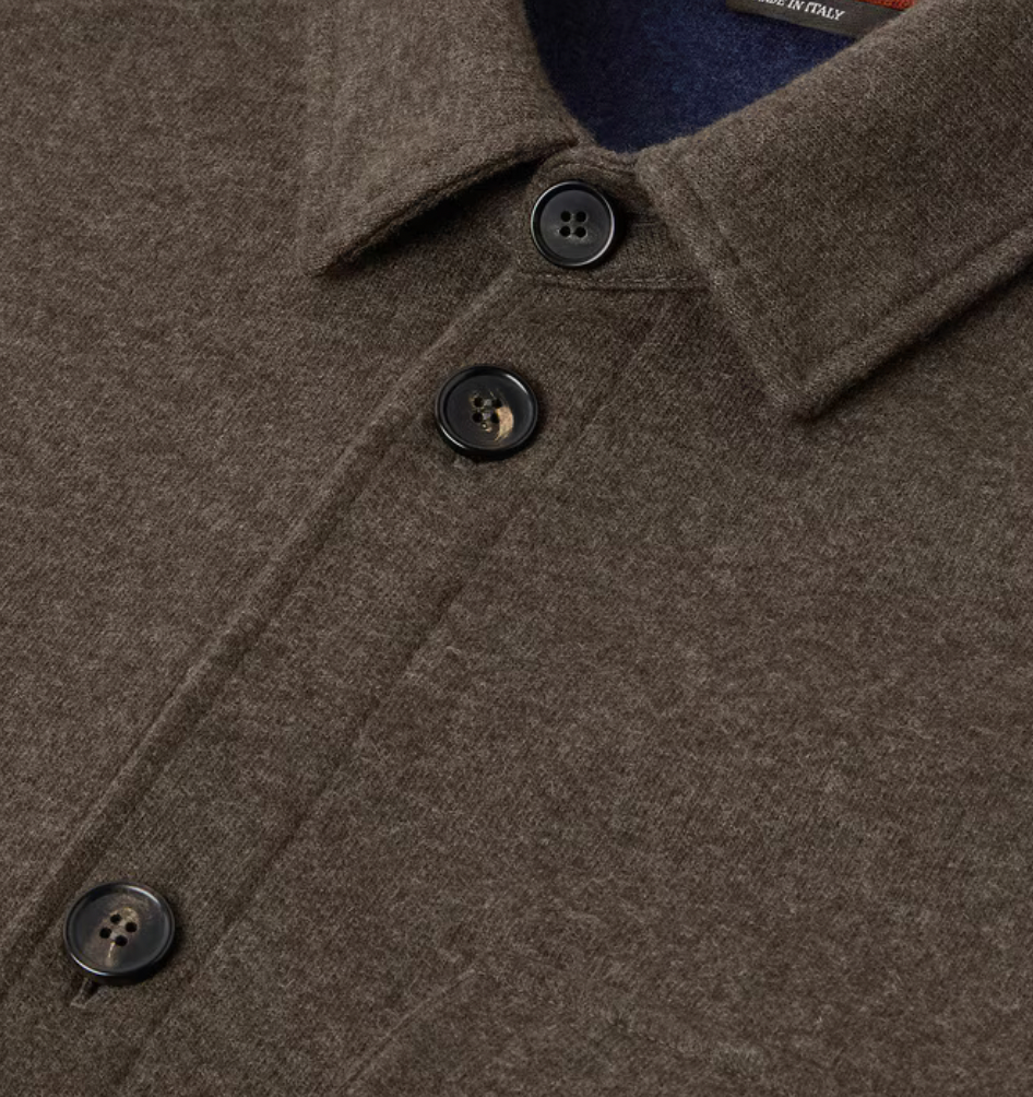 Loro Piana Novalis Cashmere Overshirt Jacket