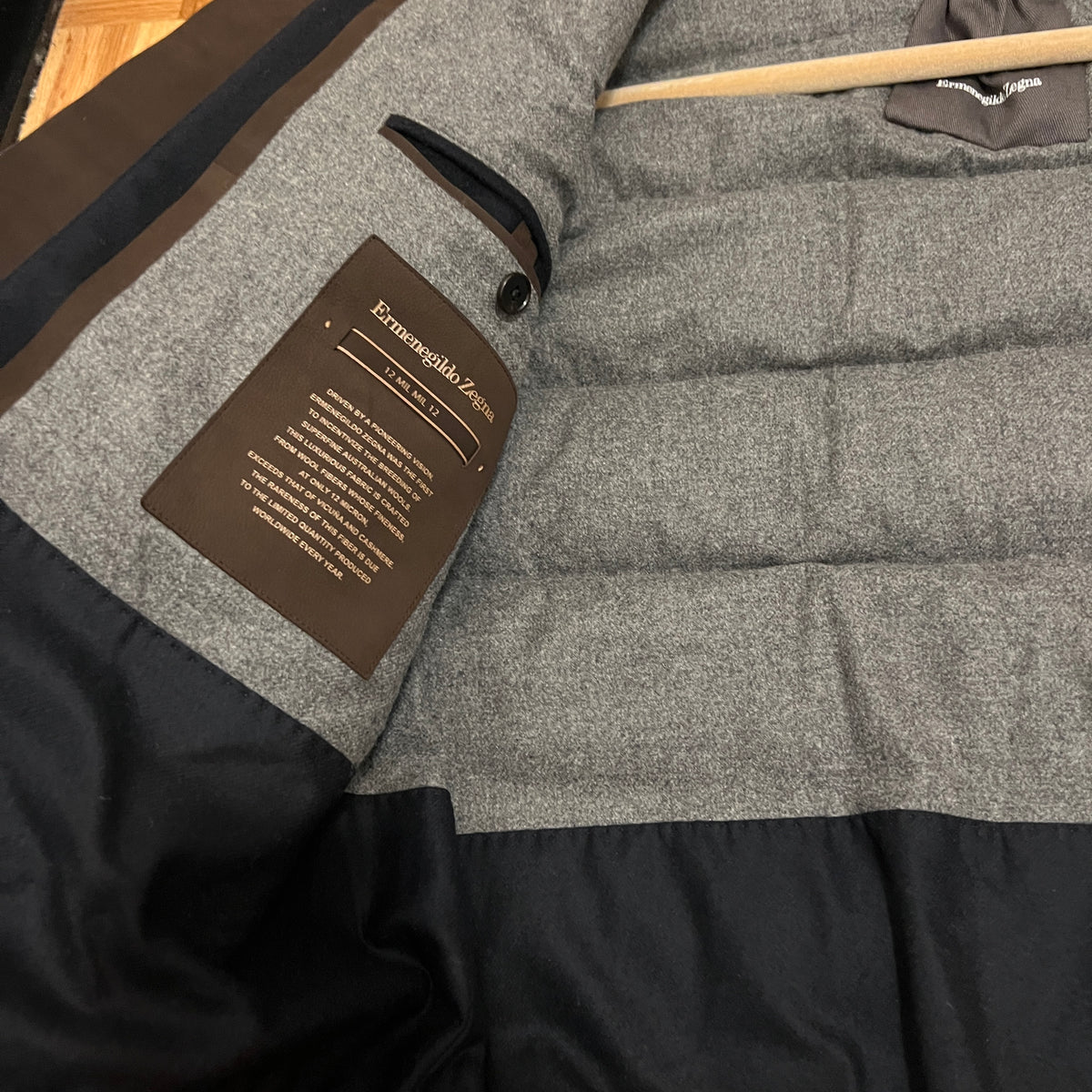 Zegna 12milmil12 Wool Hybrid Down Jacket