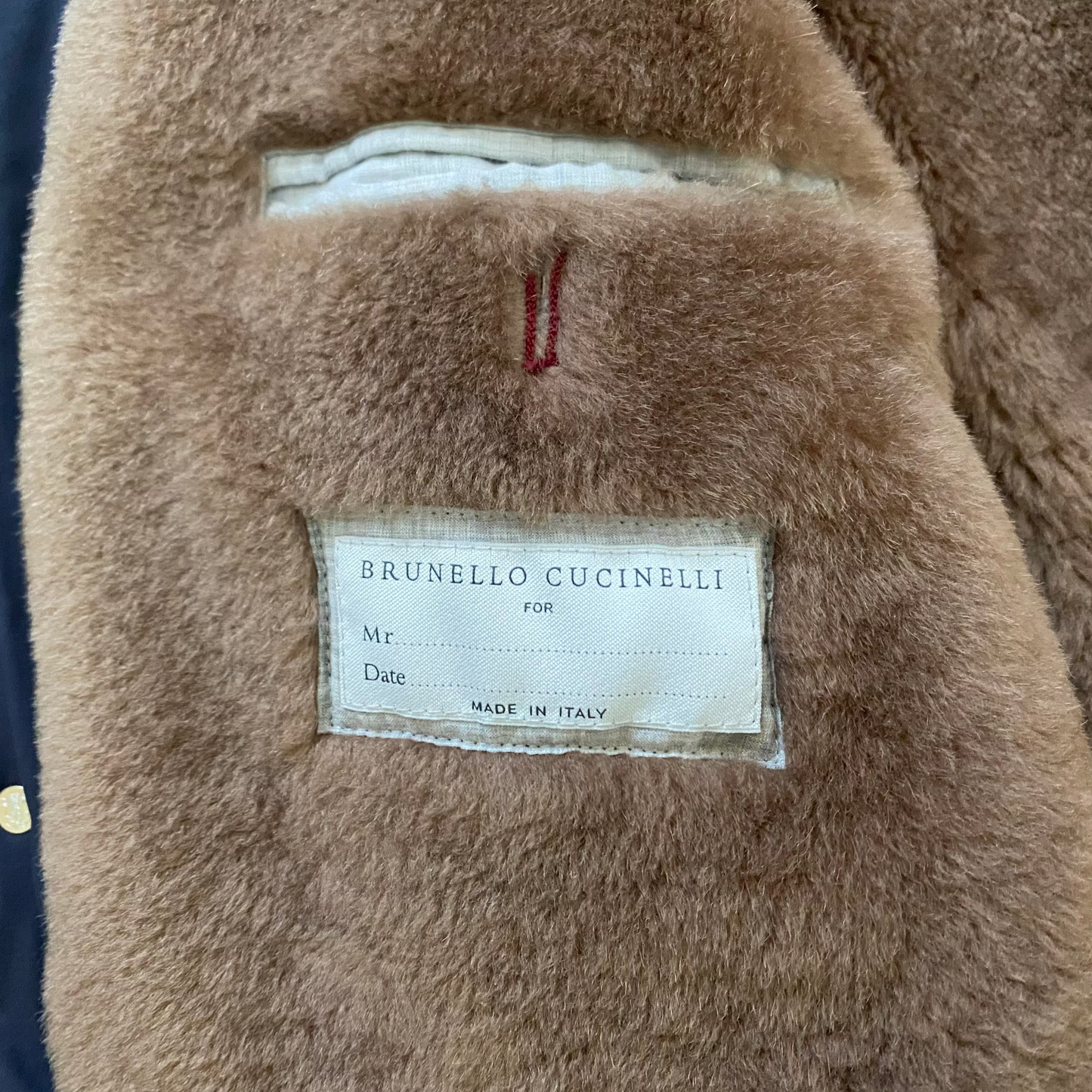 Brunello Cucinelli Shearling Fur Lined Coat