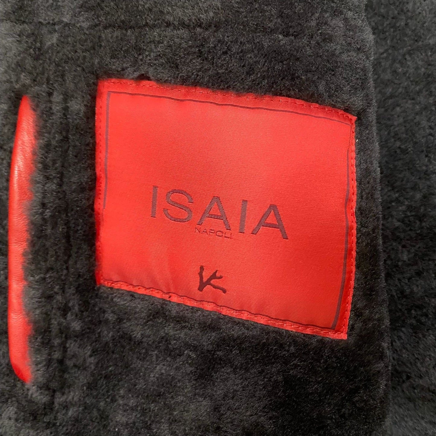 Isaia Shearling Leather Bomber Jacket