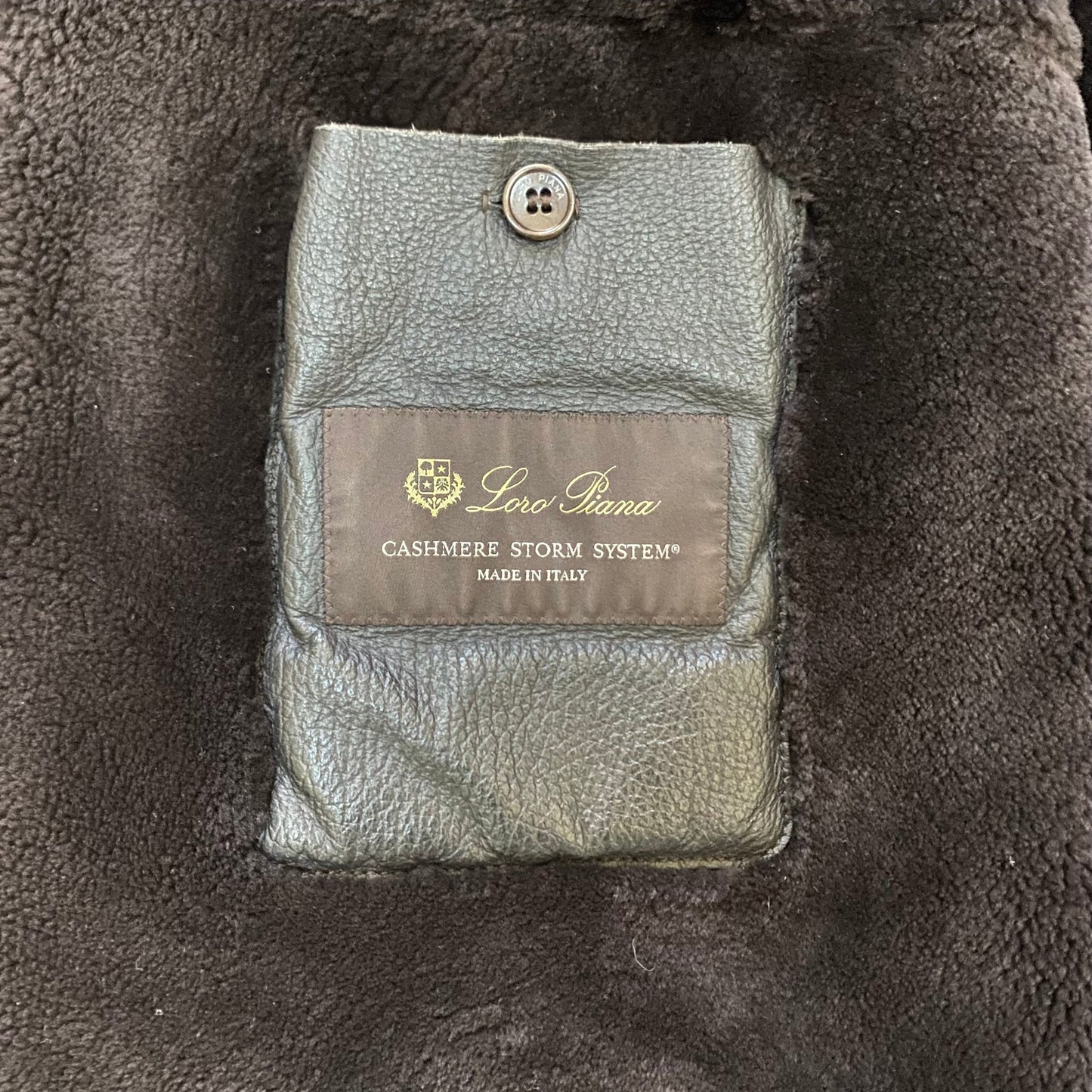 Loro Piana Castorino Fur Lined Cashmere Coat
