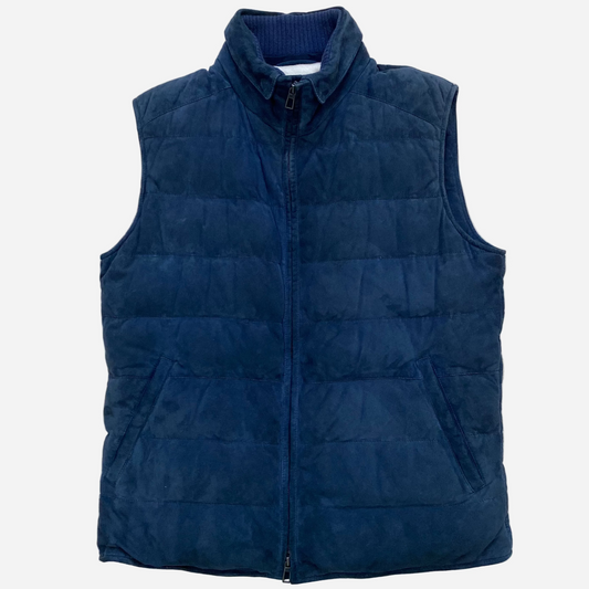 Loro Piana Suede Padded Vest