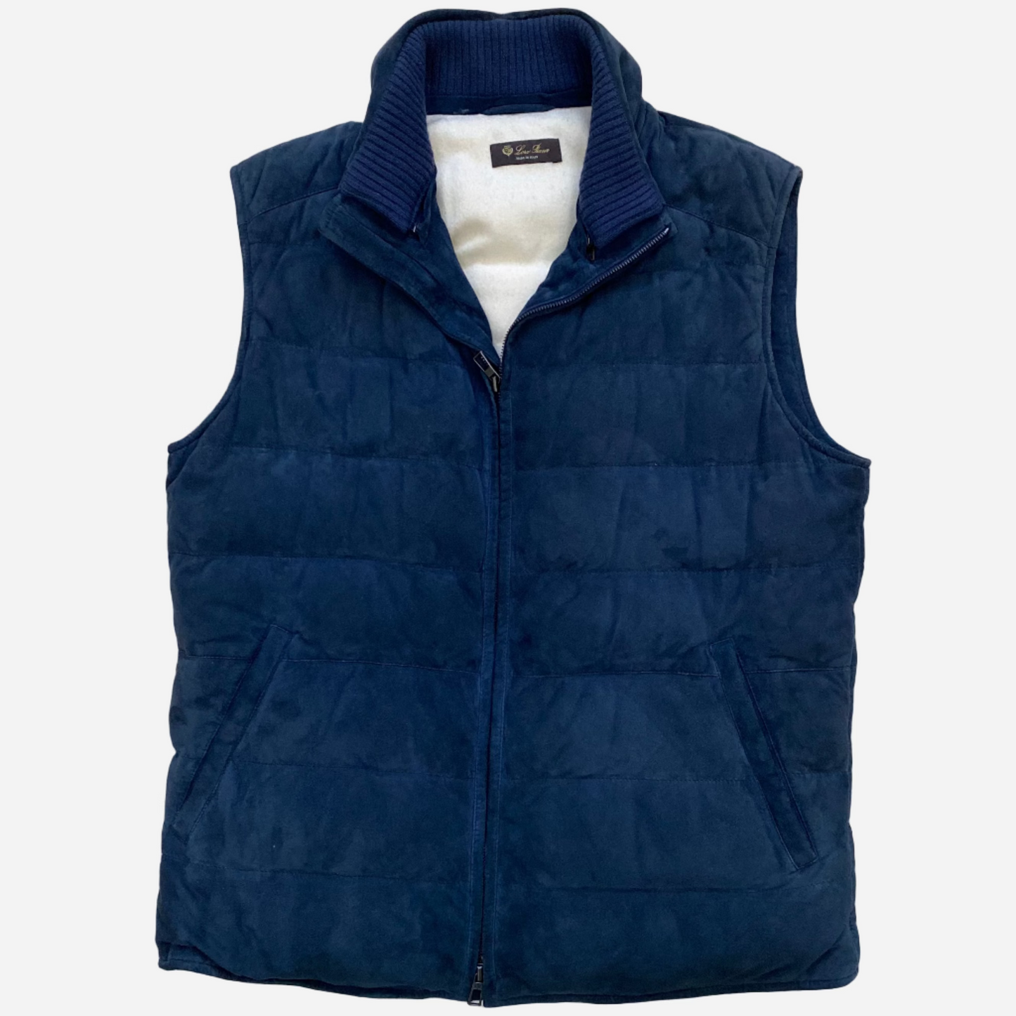 Loro Piana Suede Padded Vest