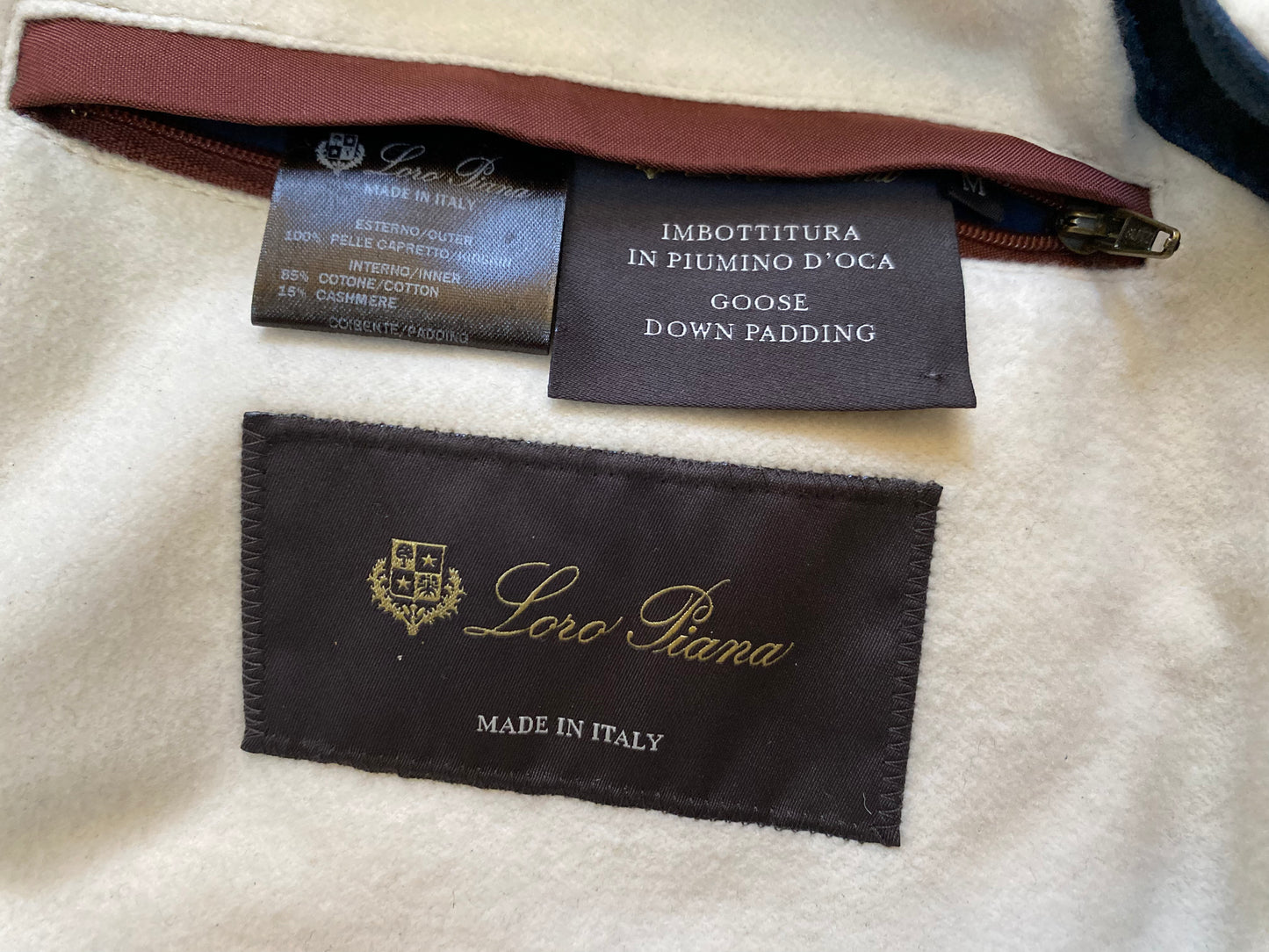 Loro Piana Suede Padded Vest