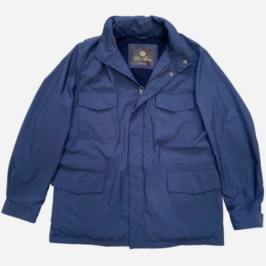 Loro Piana Windmate Traveller Cashmere-Lined Jacket