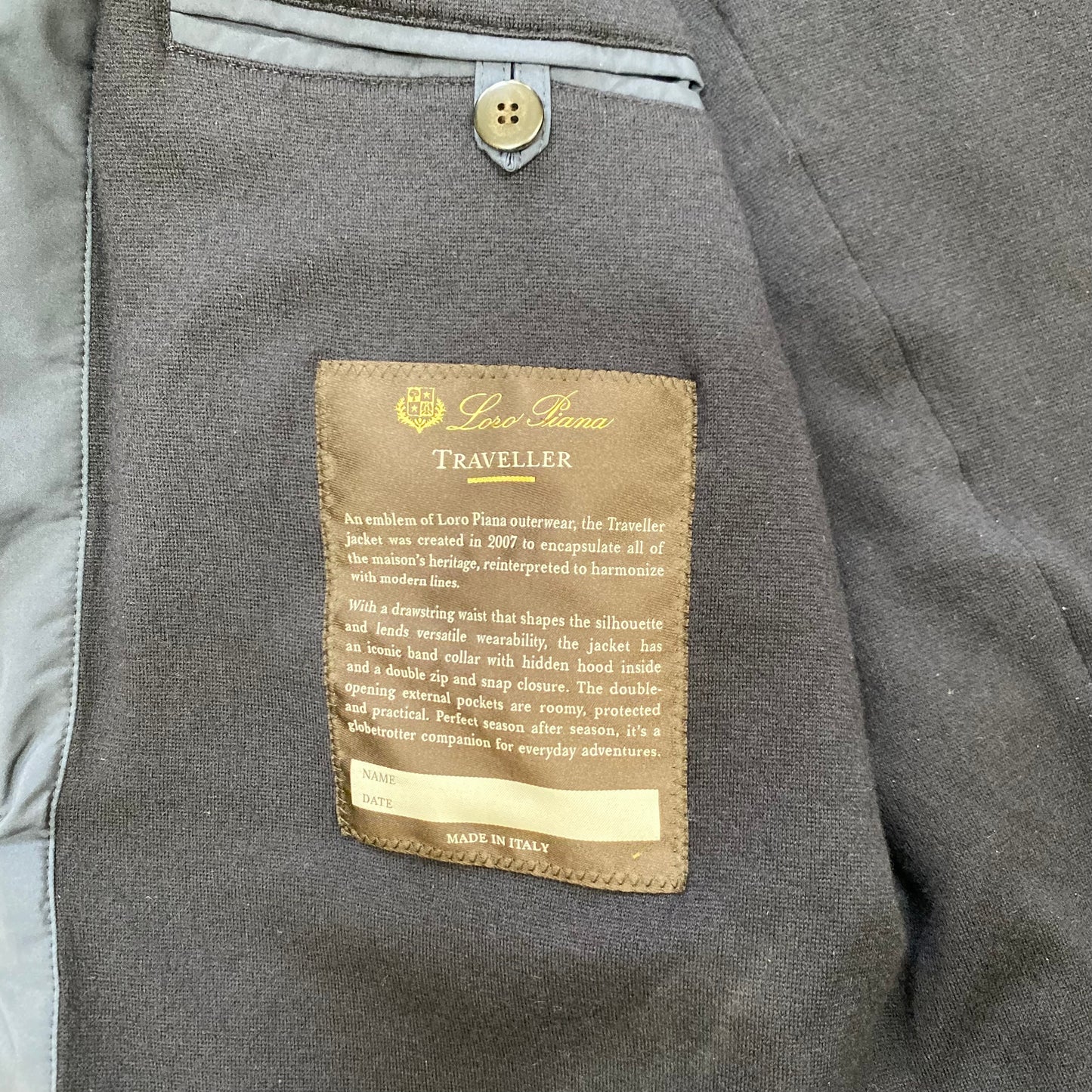 Loro Piana Windmate Traveller Cashmere-Lined Jacket