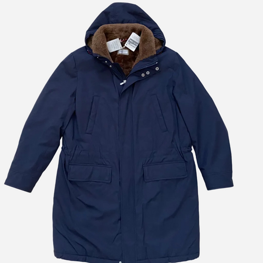 Brunello Cucinelli Shearling Fur Lined Coat