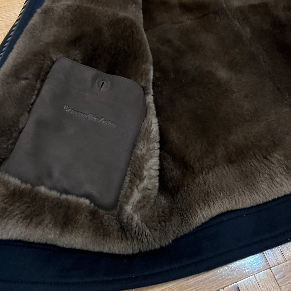 Zegna Castorino Fur Lined Cashmere Bomber Jacket