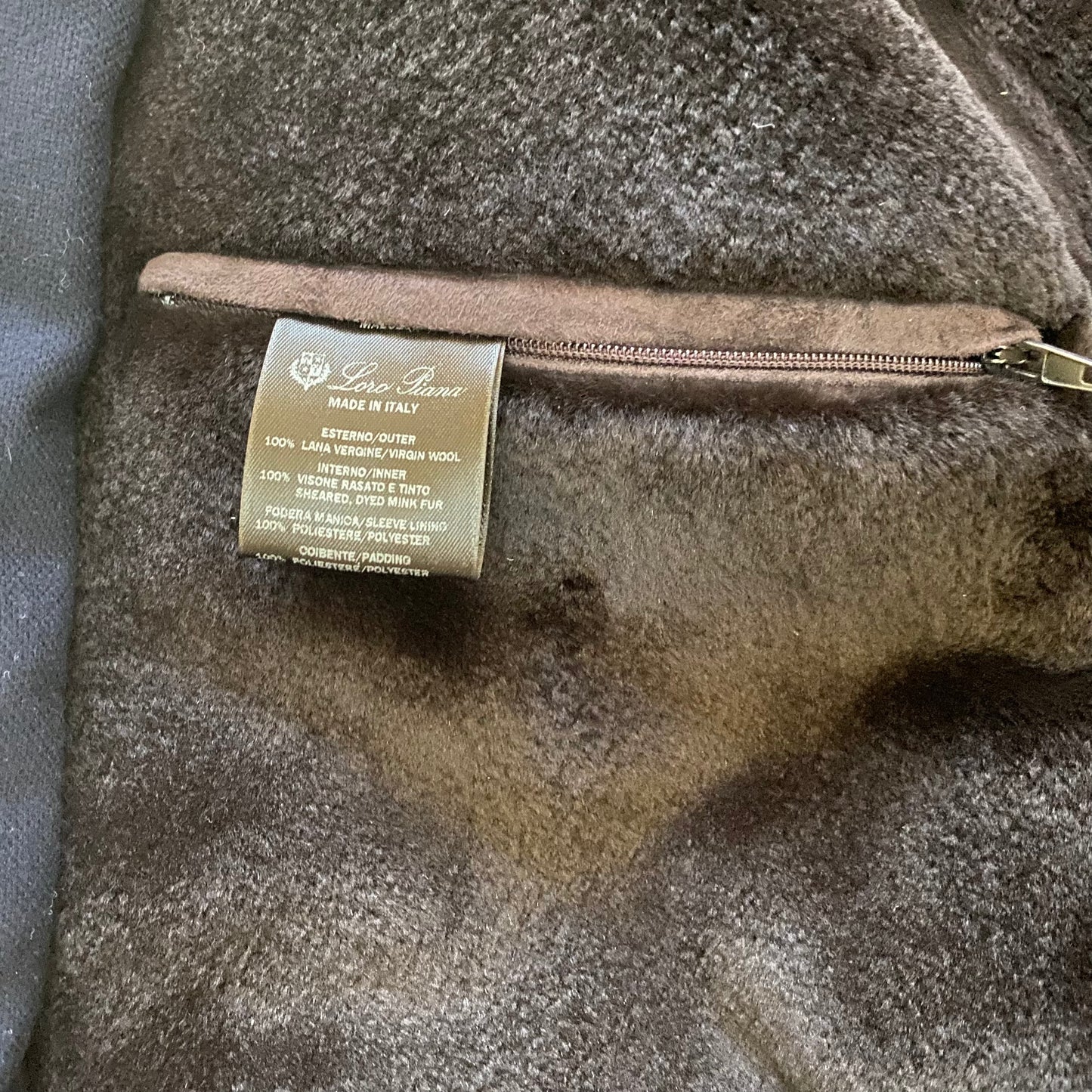 Loro Piana Gift of Kings Mink Lined Roadster Jacket