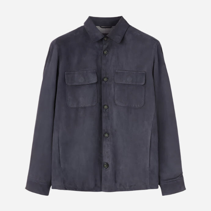 Loro Piana Suede Overshirt Jacket