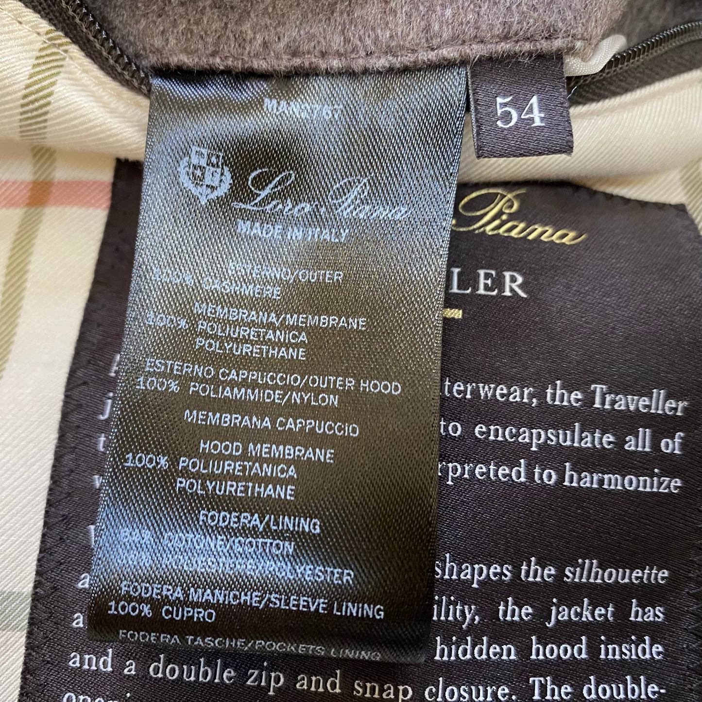 Loro Piana Cashmere Traveller Field Jacket
