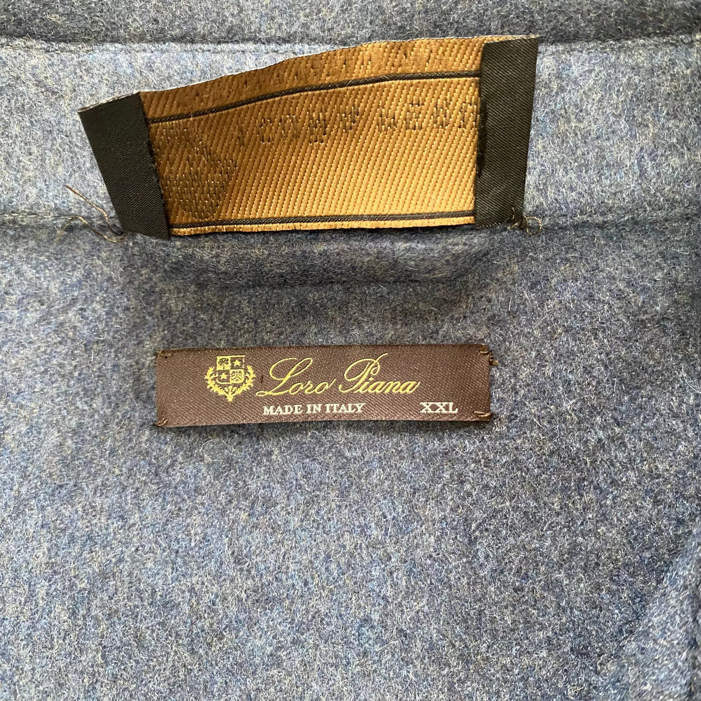 Loro Piana Vicuna Baby Cashmere Blend Overshirt Jacket