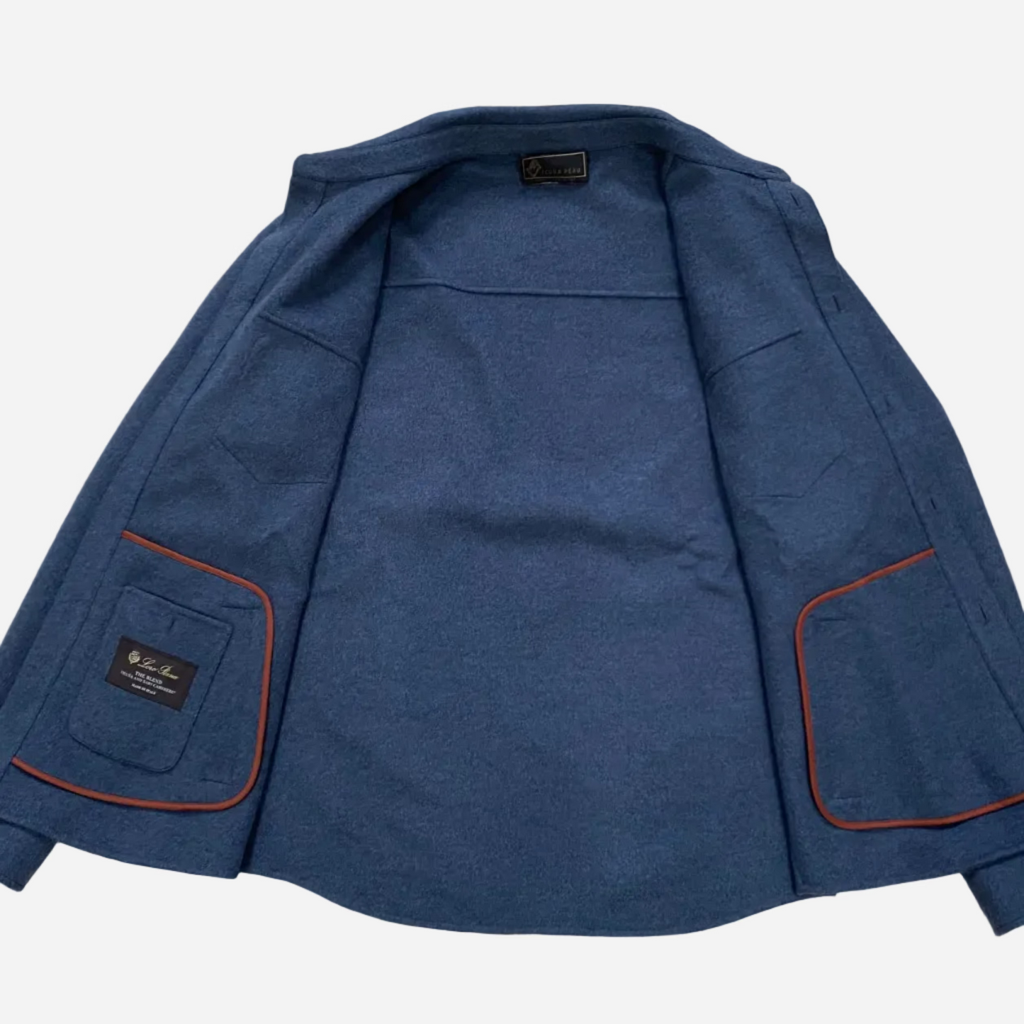 Loro Piana Vicuna Baby Cashmere Blend Overshirt Jacket