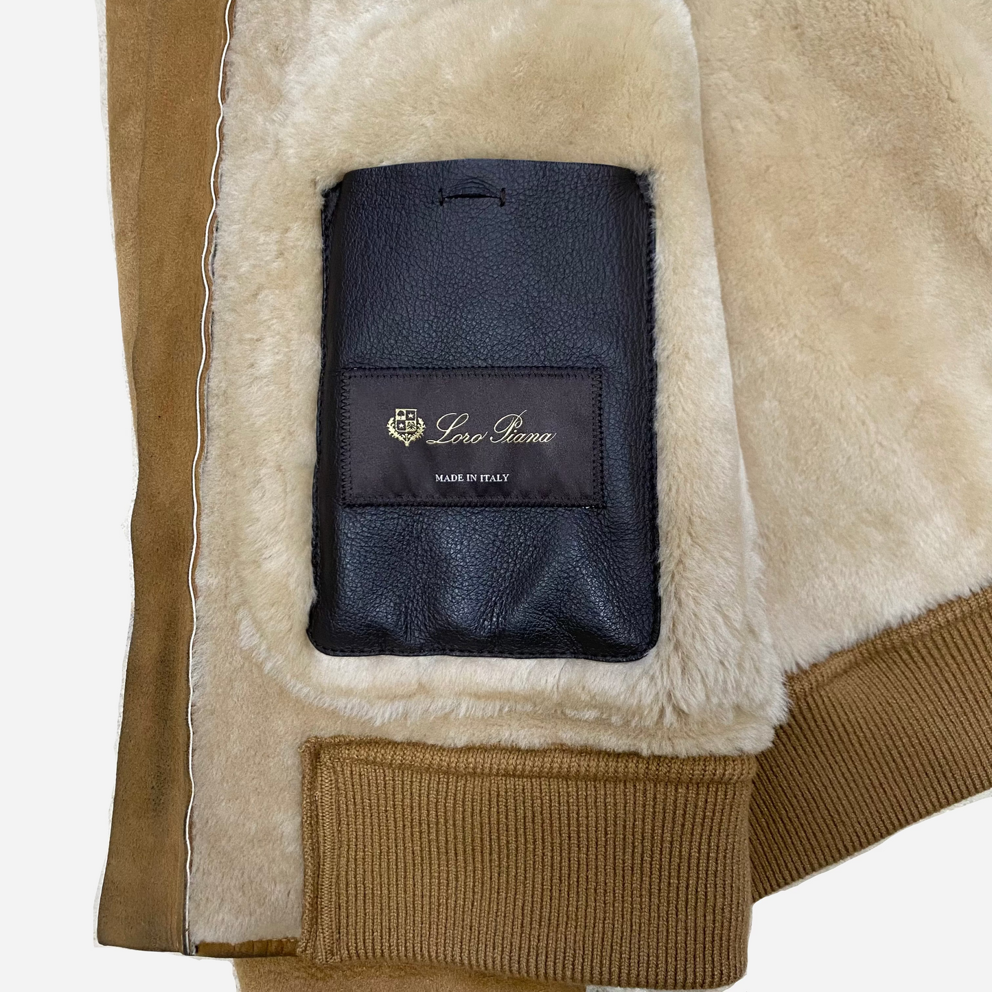 Loro Piana Shearling Bomber Jacket