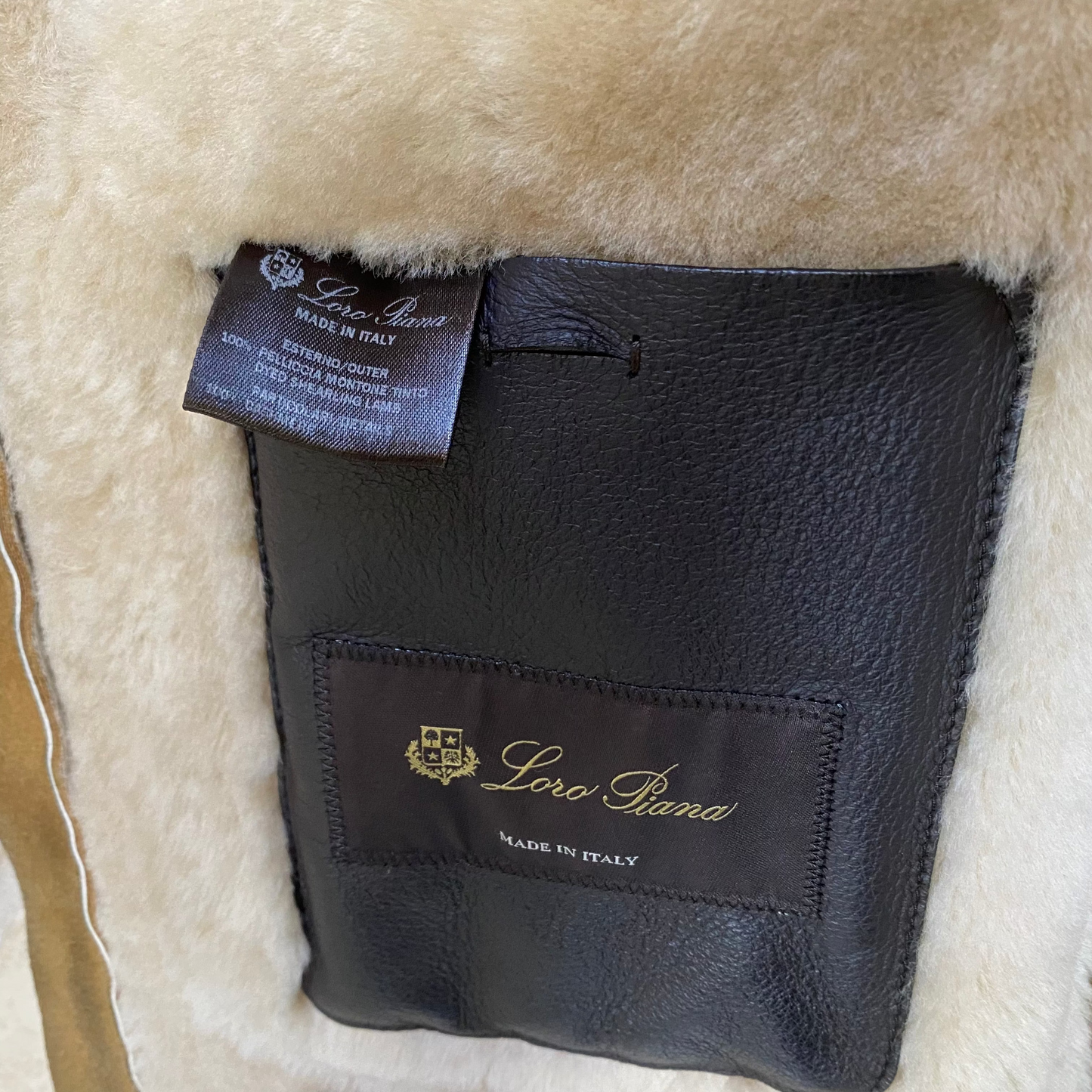 Loro Piana Shearling Bomber Jacket