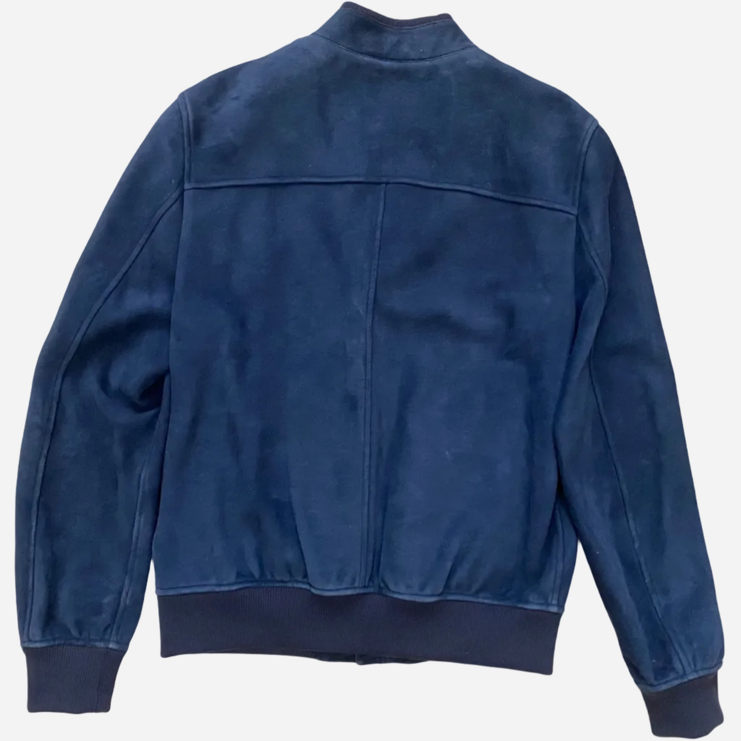 Loro Piana Reindeer Suede Bomber Jacket w/ Cashmere Lining