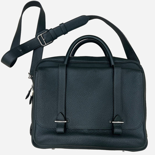 Hermes Top Handle Leather Briefcase