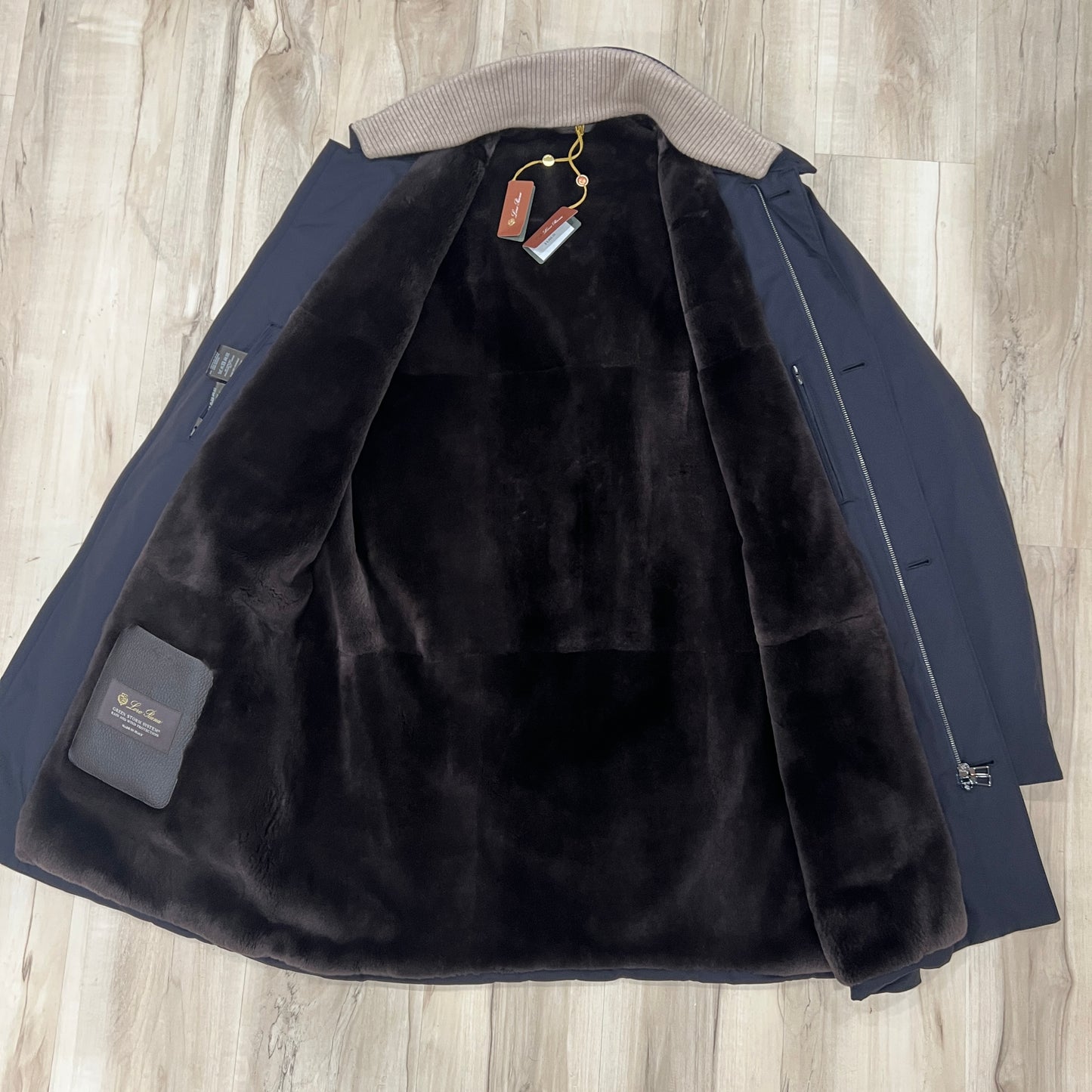 Loro Piana Castorino Fur Brooklands Jacket (XL)