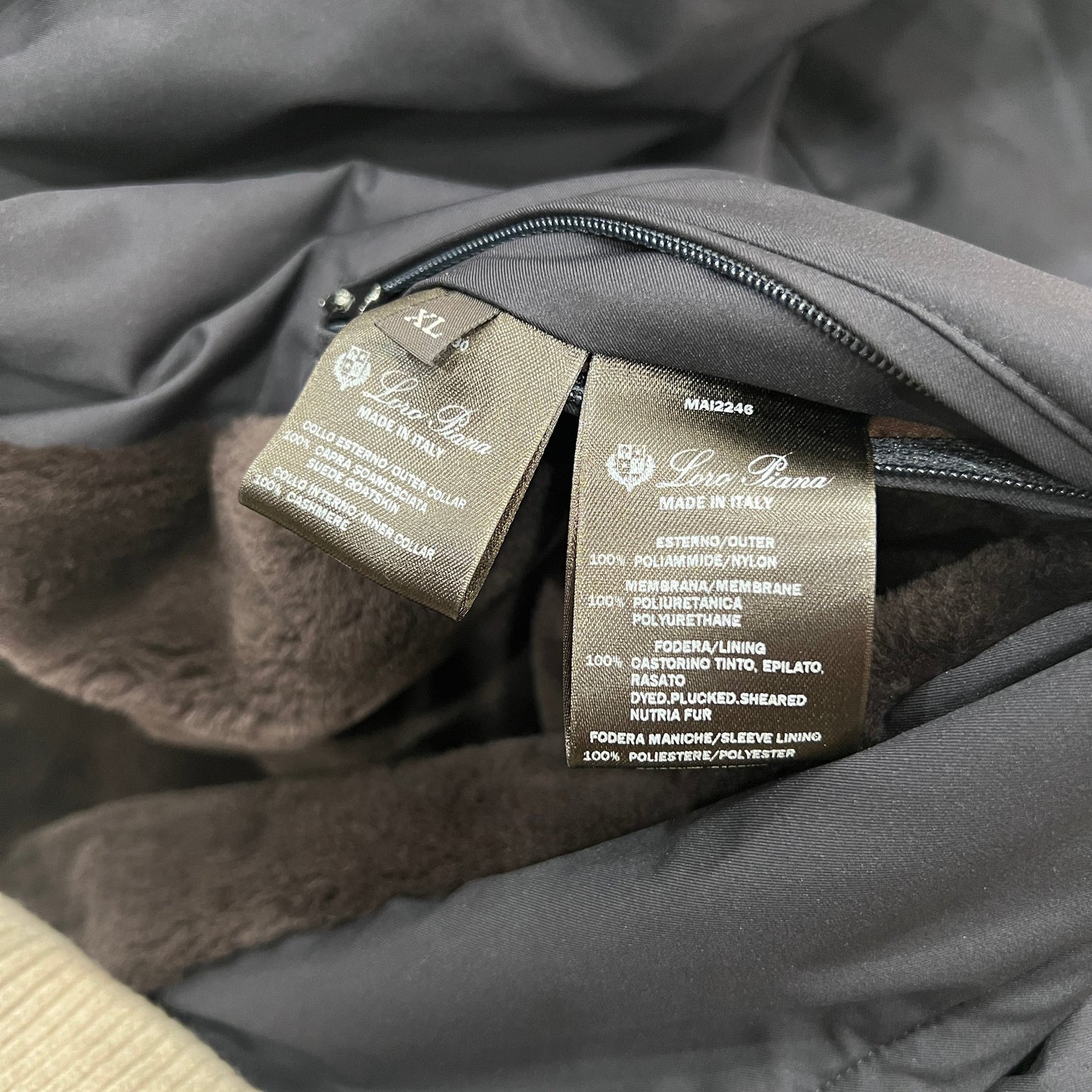 Loro Piana Castorino Fur Brooklands Jacket (XL)