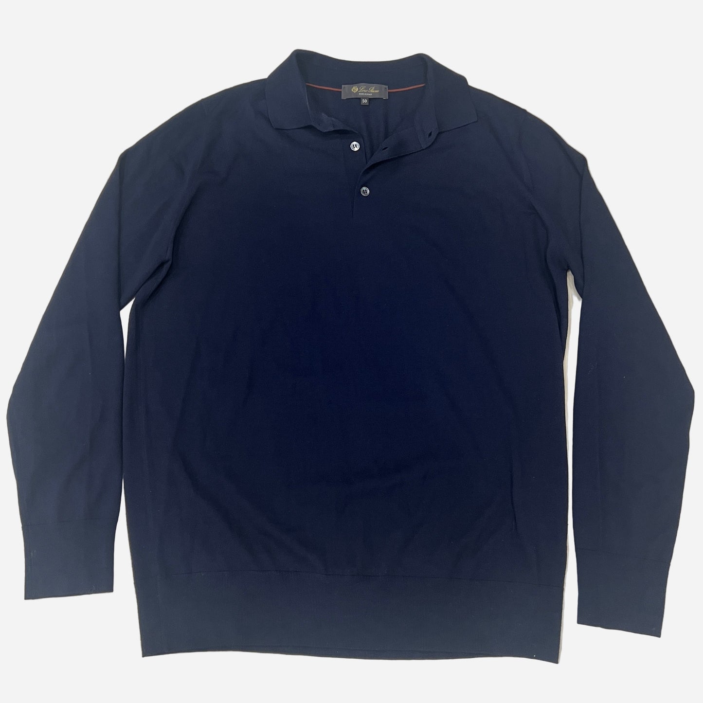 Loro Piana Virgin Wool Polo Shirt