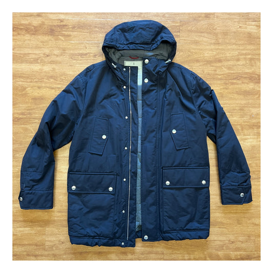 Brunello Cucinelli Navy Padded Parka