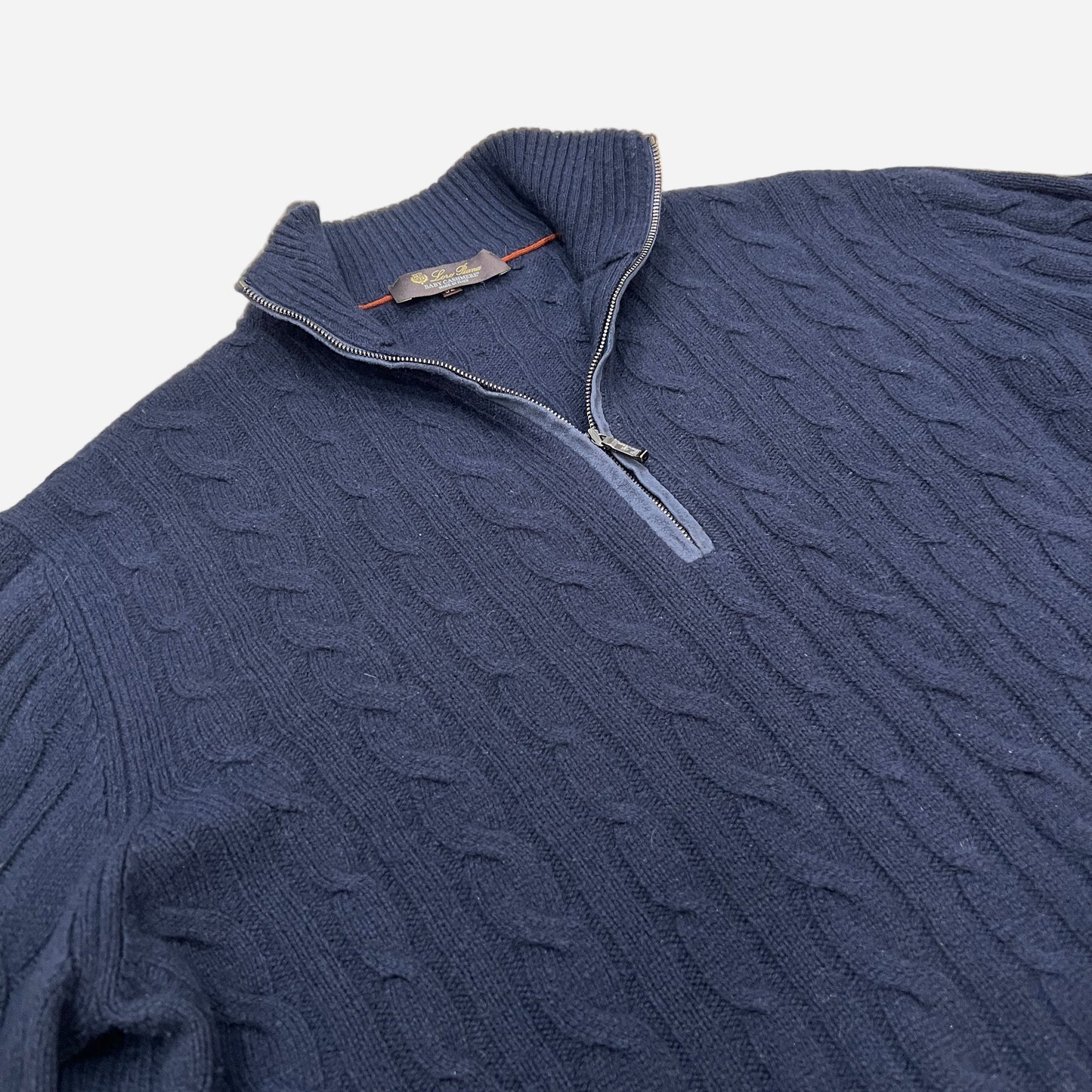 Loro Piana Baby Cashmere 1/4 Zip Sweater