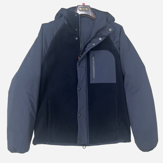 Loro Piana "Apo" Cashmere Paneled Puffer Jacket