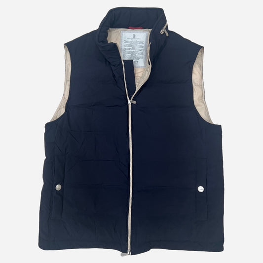 Brunello Cucinelli Padded Blue Vest