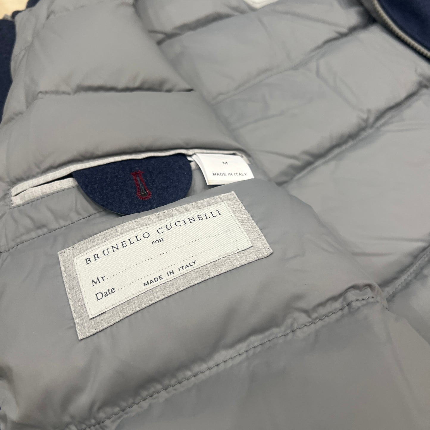 Brunello Cucinelli Wool Padded Down Vest