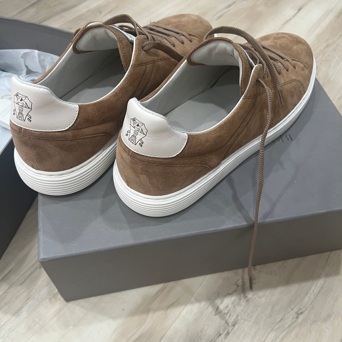 Brunello Cucinelli Suede Airsole Sneakers