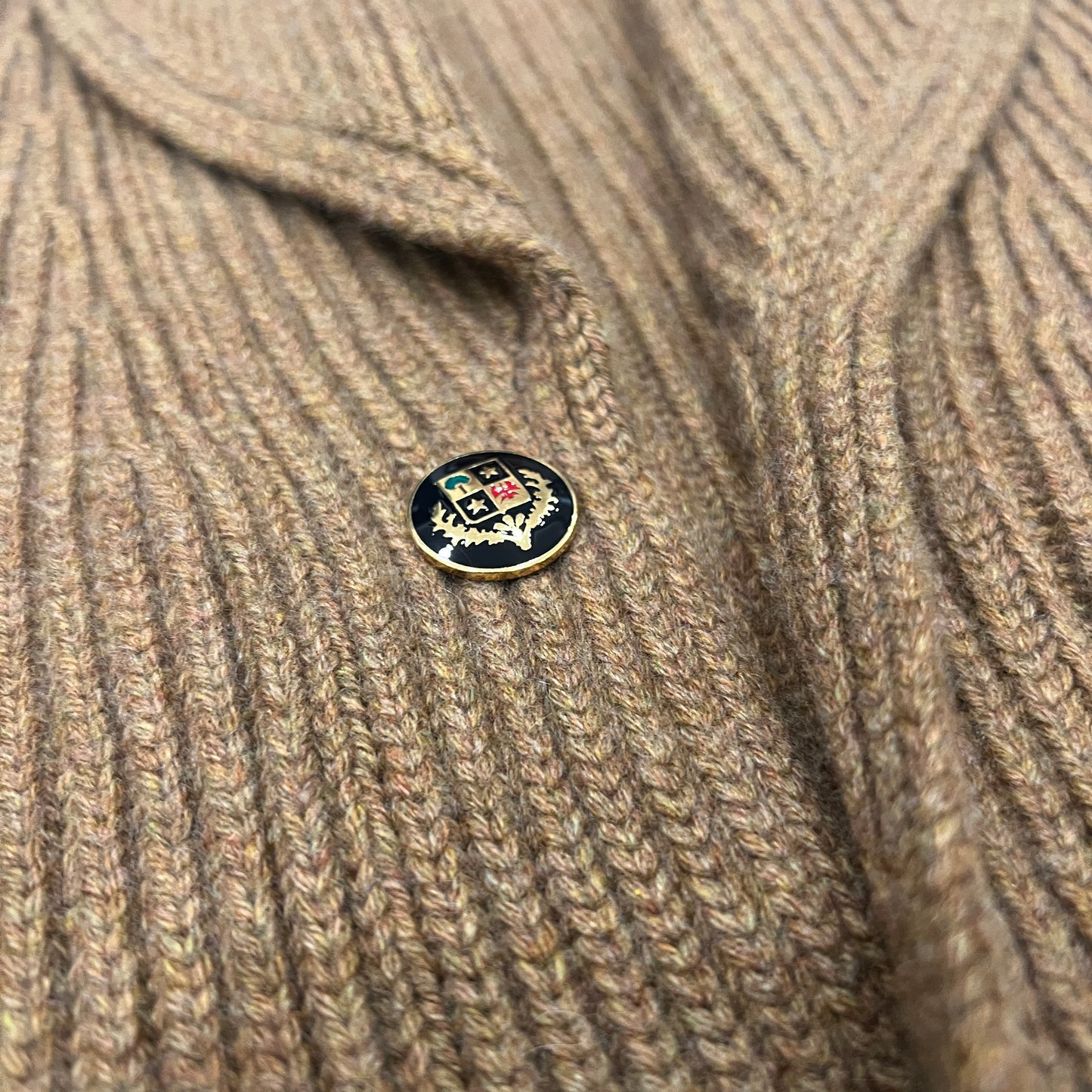Loro Piana Fobello Baby Cashmere Cardigan w/enamel buttons