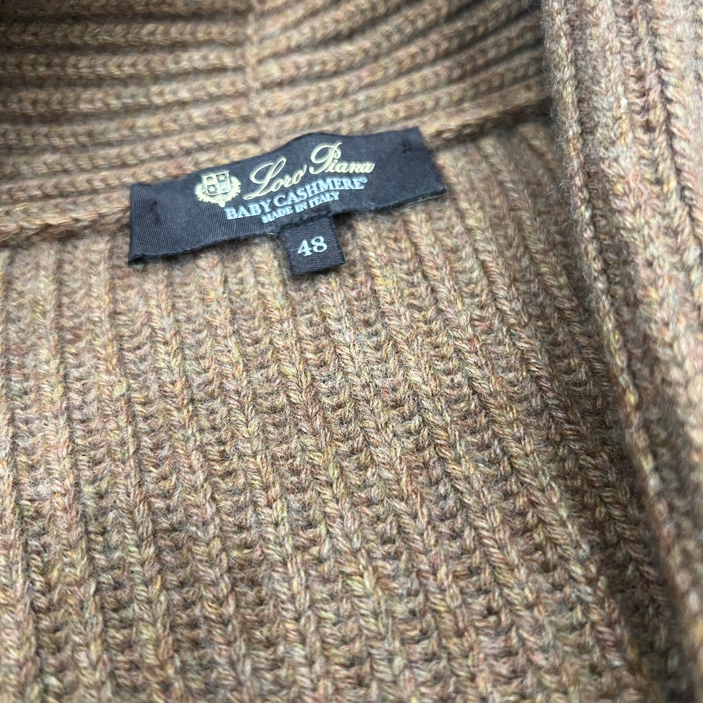 Loro Piana Fobello Baby Cashmere Cardigan w/enamel buttons
