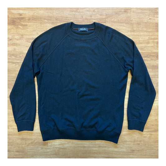 Loro Piana Thick Cashmere Crewneck Sweater