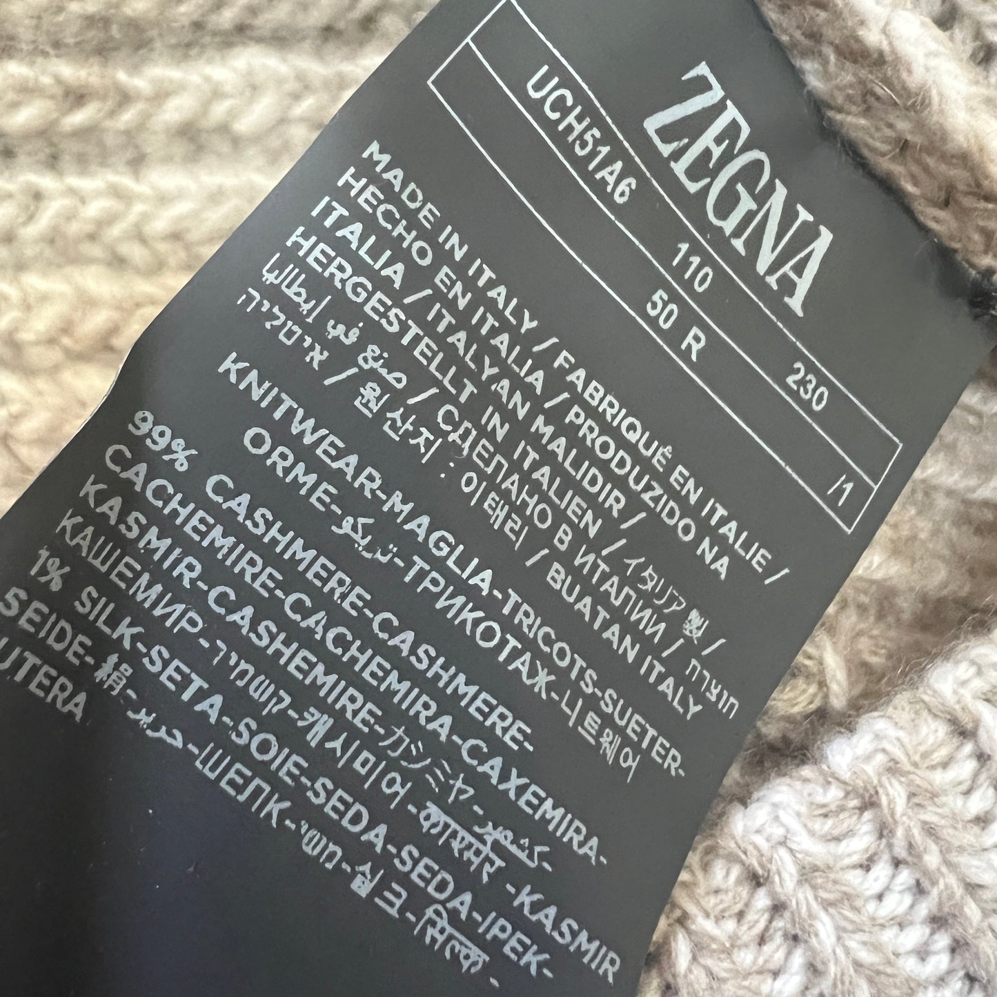 Zegna Oasi Cashmere Crewneck Sweater