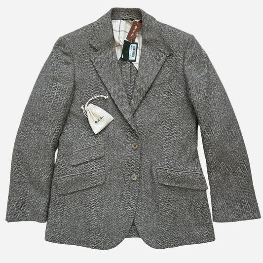 Loro Piana Herringbone Cashmere Sport Coat