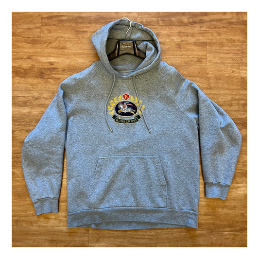 Burberry Embroidered Crest Hoodie