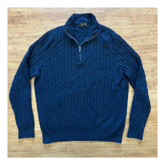 Loro Piana Baby Cashmere 1/4 Zip Sweater