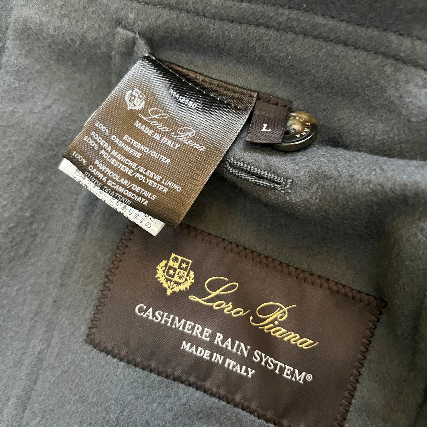 Loro Piana Cashmere "Glendale" Bomber