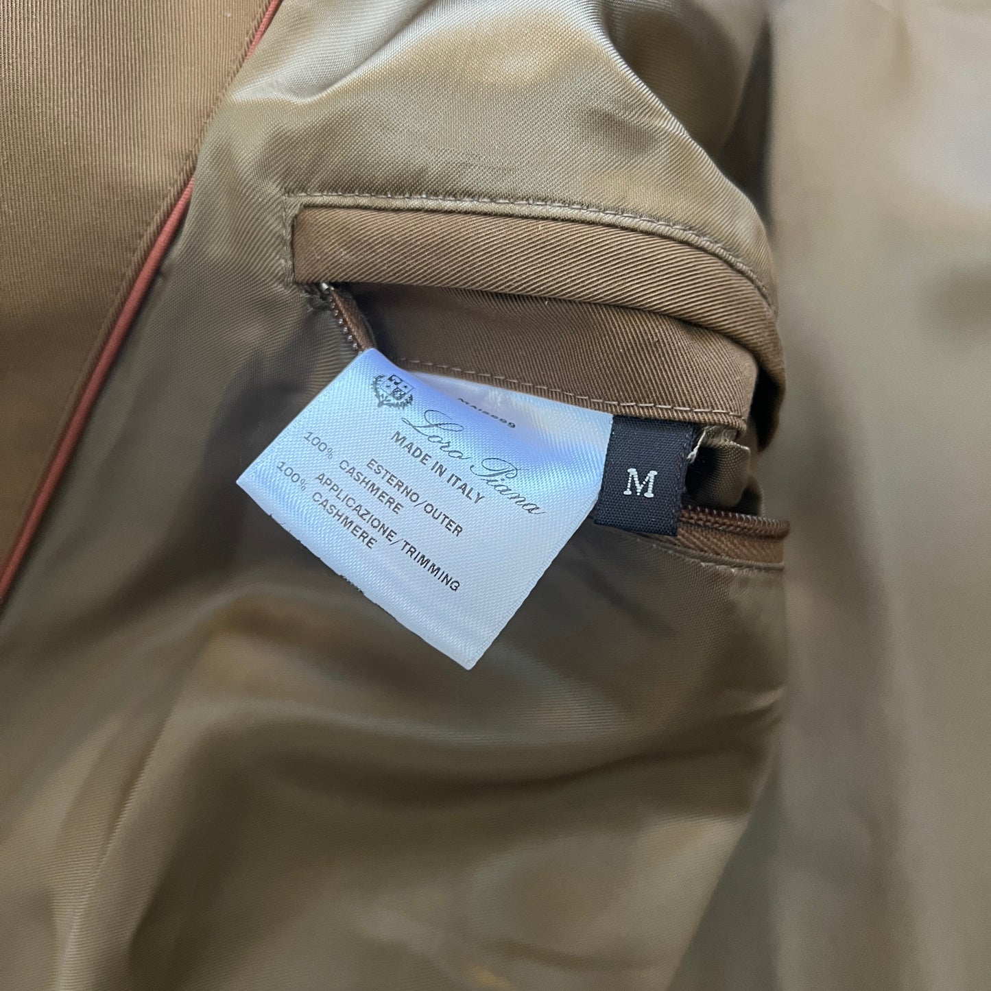 Loro Piana Cashmere Bomber Jacket